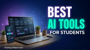 best ai tools for students in the usa with laptop and smartphone