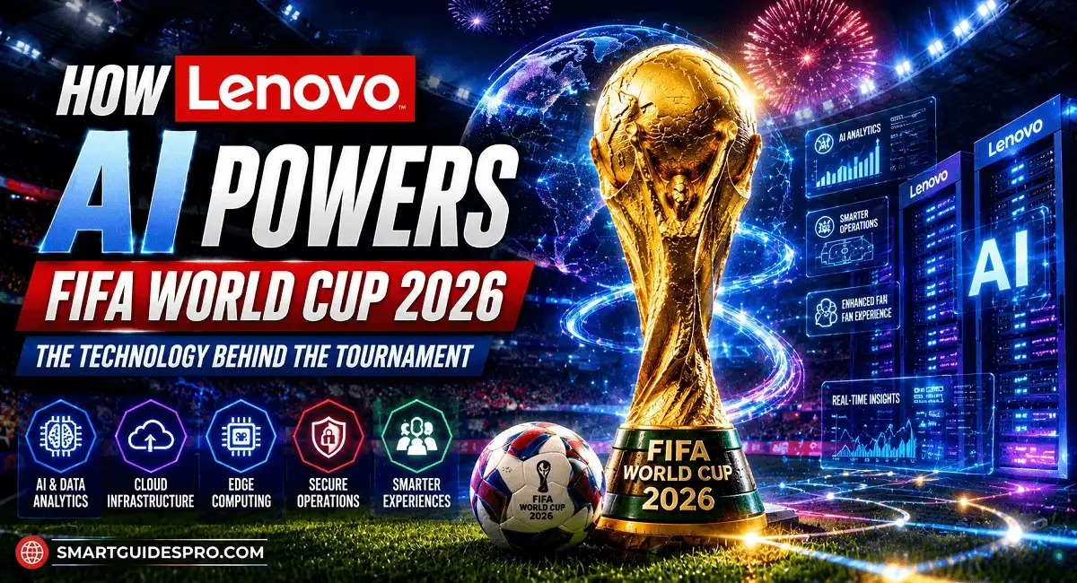 How Lenovo AI powers FIFA World Cup 2026 using AI technology, cloud infrastructure, edge computing, and data analytics