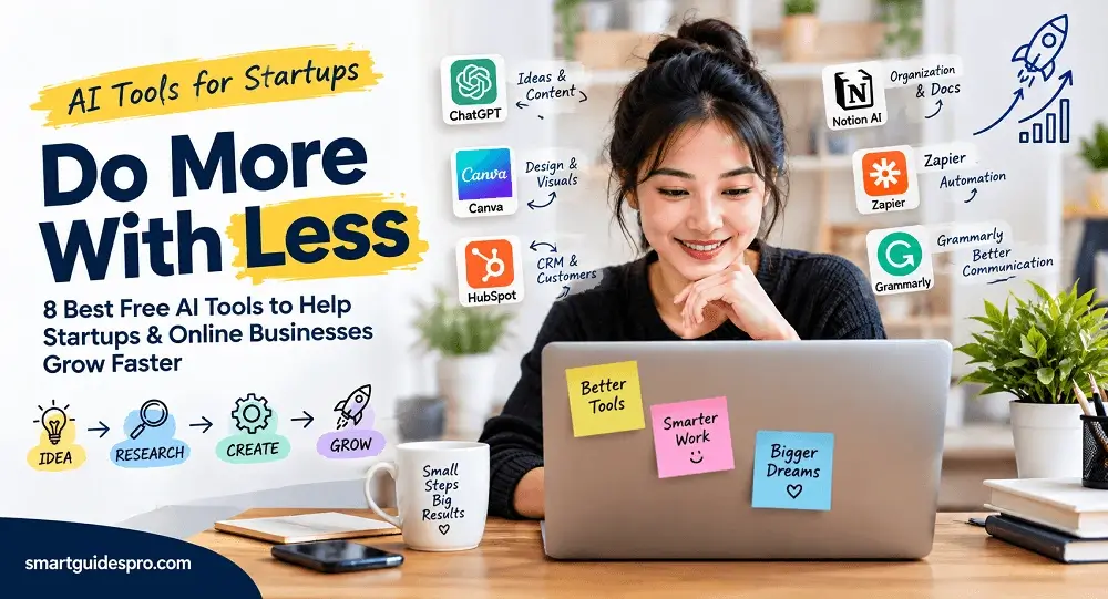 8 best free AI tools for startups and online businesses