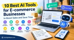 AI tools for ecommerce businesses to improve online store marketing, product content, and customer support